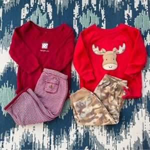 Baby Boy Size 6M Holiday Bundle with 4 Pieces. Very Gently Used Condition 💙